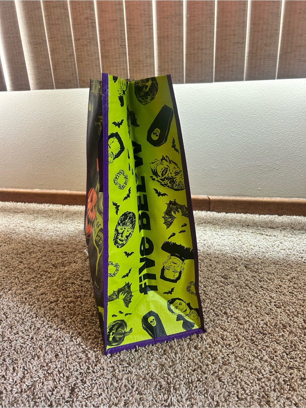 Halloween 'Little Bag of Horrors' Trick-or-Treat Tote - Picture 4 of 4